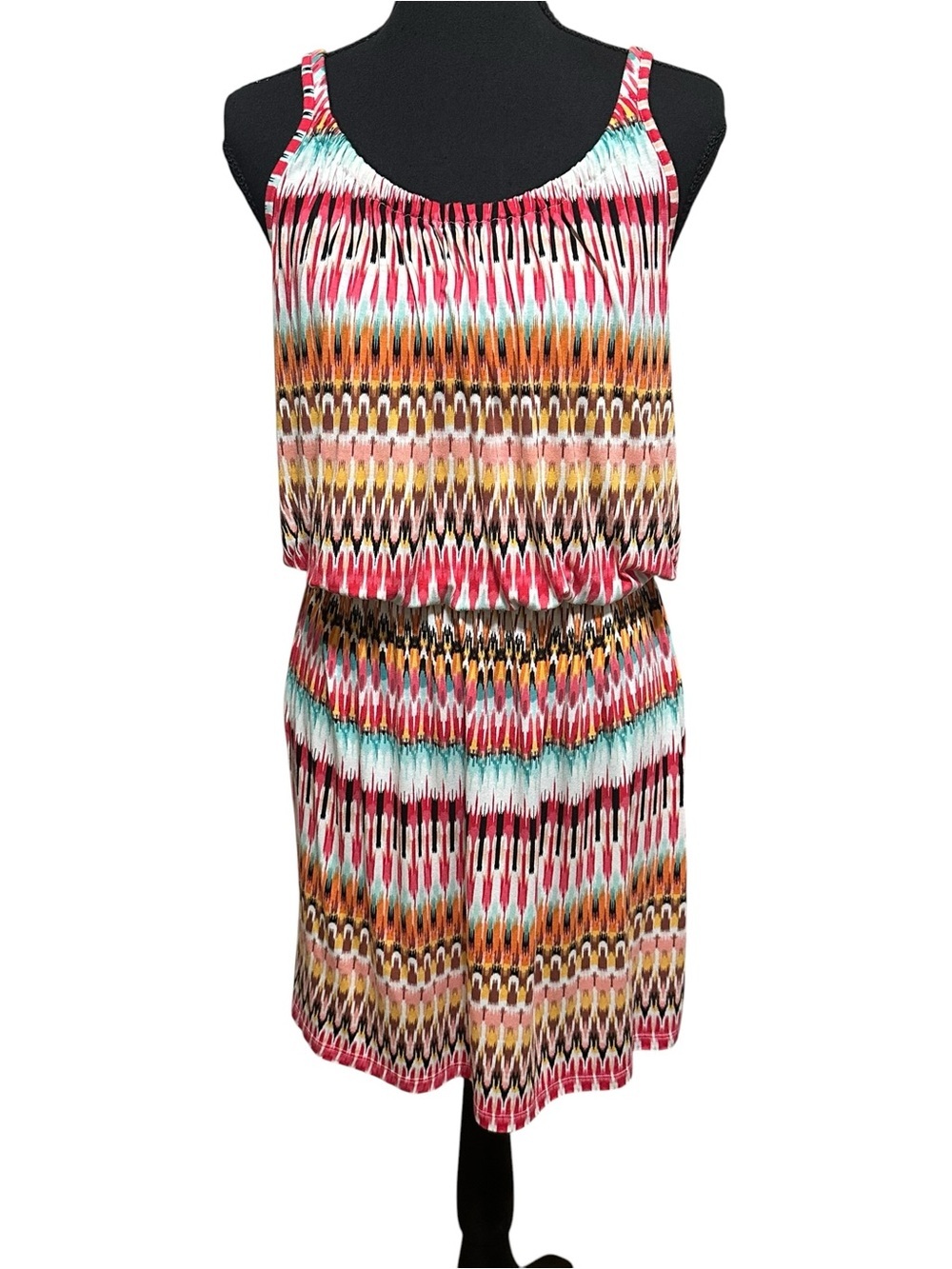 LOFT. Multicolor Striped Sleeveless Dress